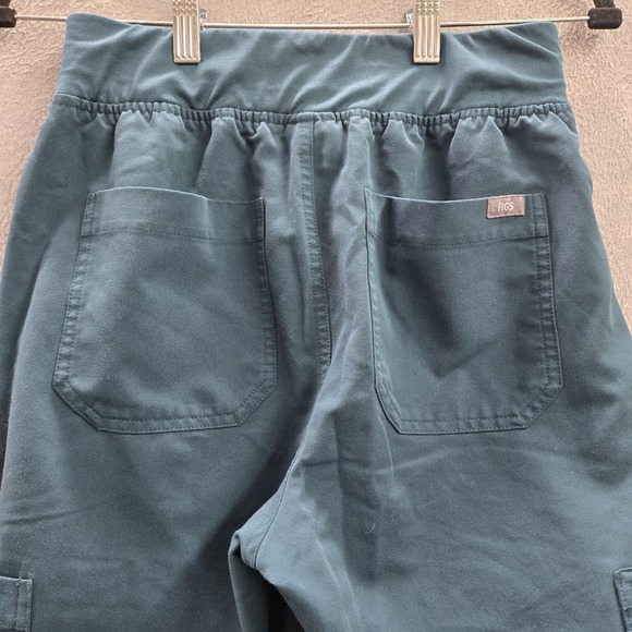 FIGS Women Scrub Pants S/T Teal Jogger Technical Collection HW Yola Zipper - Picture 15 of 16